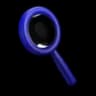 3D magnifying glass icon, product search and filtering inspector, StoreLister e-commerce research tool